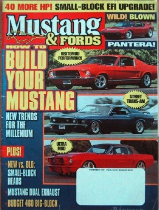 MUSTANG & FORDS 1999 DEC - NASTY PANTERA, 390 GTA
